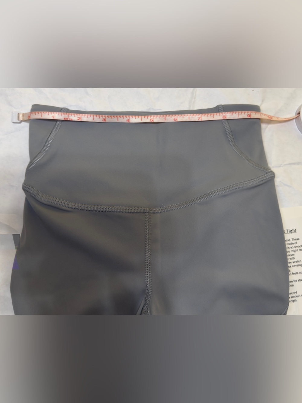 Lululemon Base Pace High-Rise Tight 25" Rhino Grey Size 0 - Picture 6 of 9